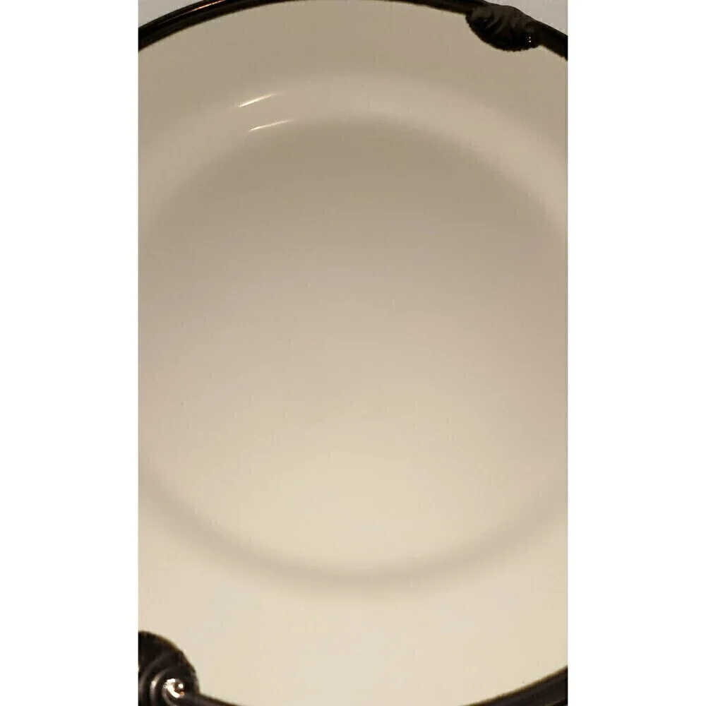 Certified International Embassy Ivory 14”Round Serving Plate Karidesign